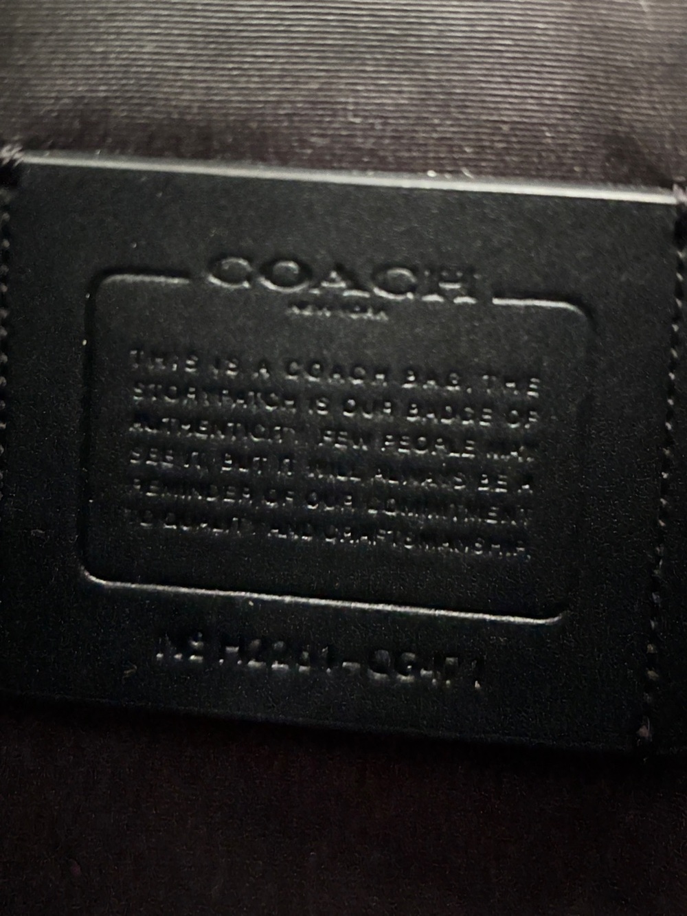 COACH Hudson Crossbody 21 Varsity Stripe Leather Messenger Bag - Picture 5 of 16